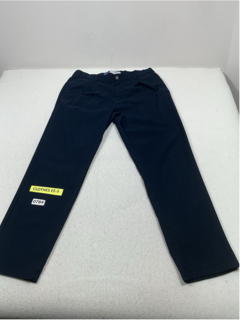 Mens Excellent Old Navy Taper Flex Pants Large Navy Waist 34 Inch